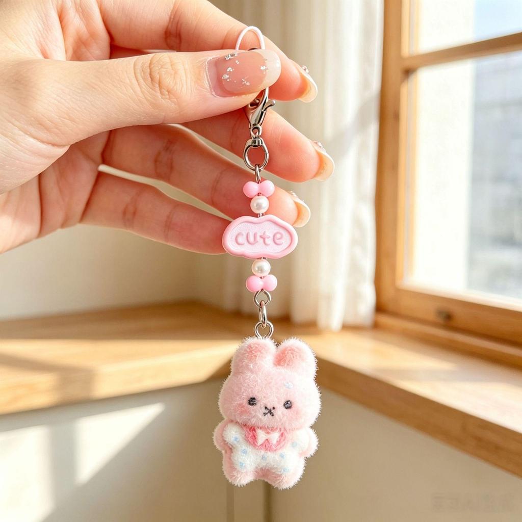 Japanese Miffy Rabbit Phone Chain Cartoon Pendant Lanyard Keychain
