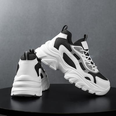 Large Size Lightweight Platform Dad Shoes Casual Sports Women's Shoes Men's Mesh Breathable Sports Shoes