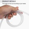 RATCHROLL 1 Piece Silicone Vacuum Tube Hose High Temperature 3.3FT