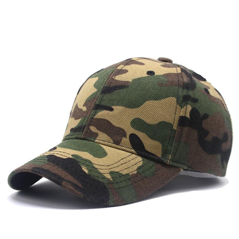 Unisex Camo Baseball Cap Outdoor Hiking Camping Sun Protection Adjustable Tactical Style Hat