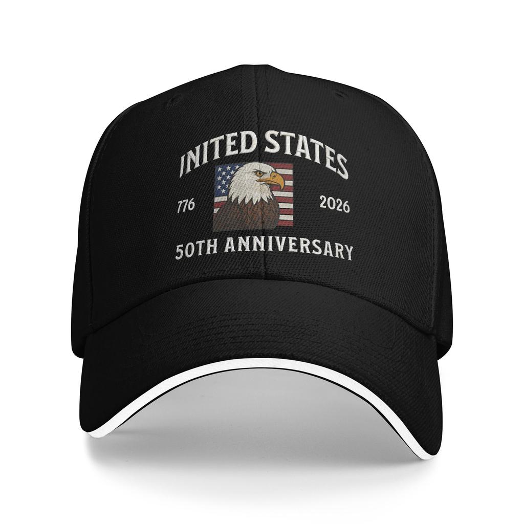 United States of America 250th Anniversary 1776-2026  Cap For Unisex WomenStylish Baseball Cap  Trucker Hat Daily Headewear Gift