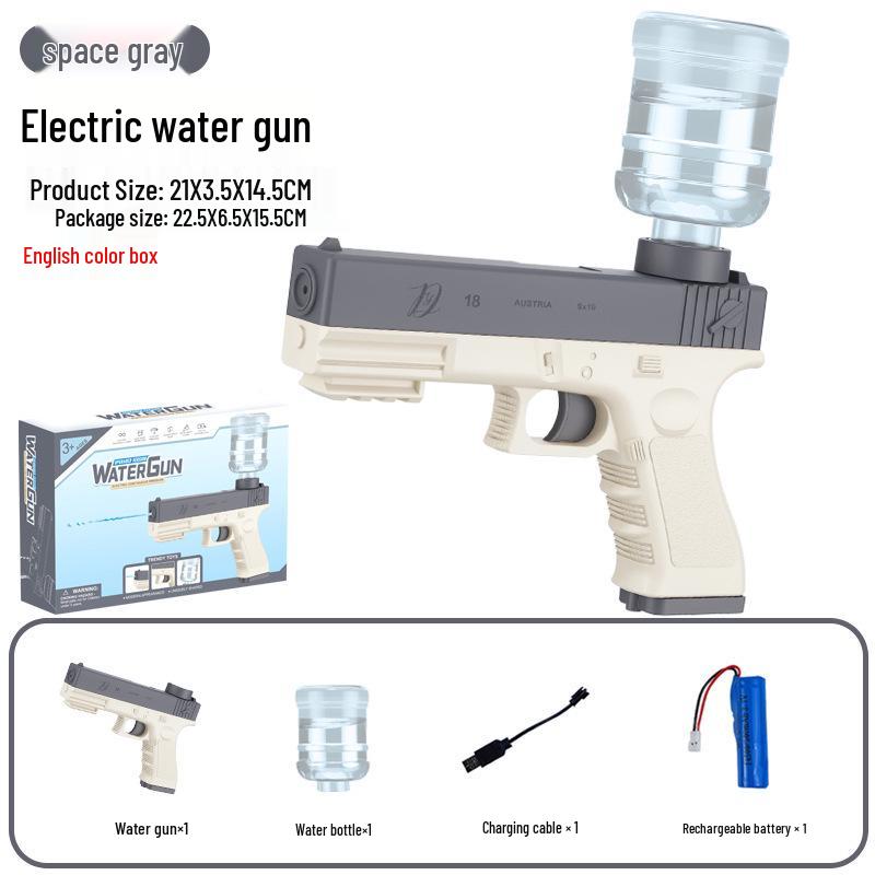 Children's Cartoon Water Gun Backpack - Cute Summer Beach Toy