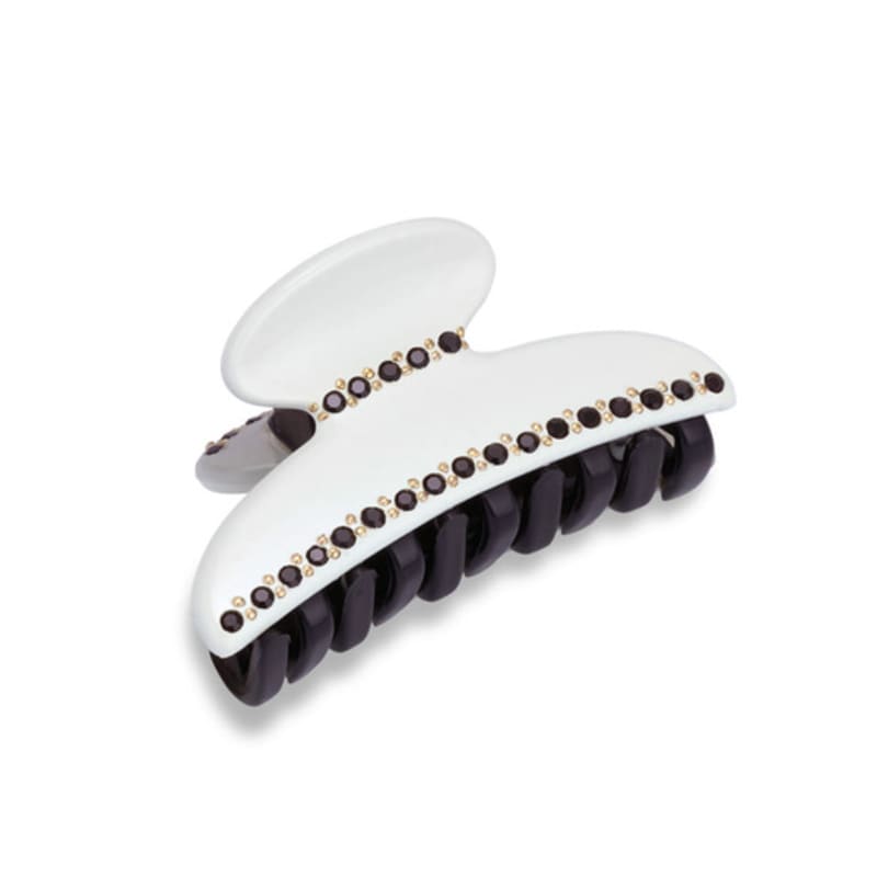 

ELLEHAIR Black Cubic Point Small Hair Clip ELHC011 cream