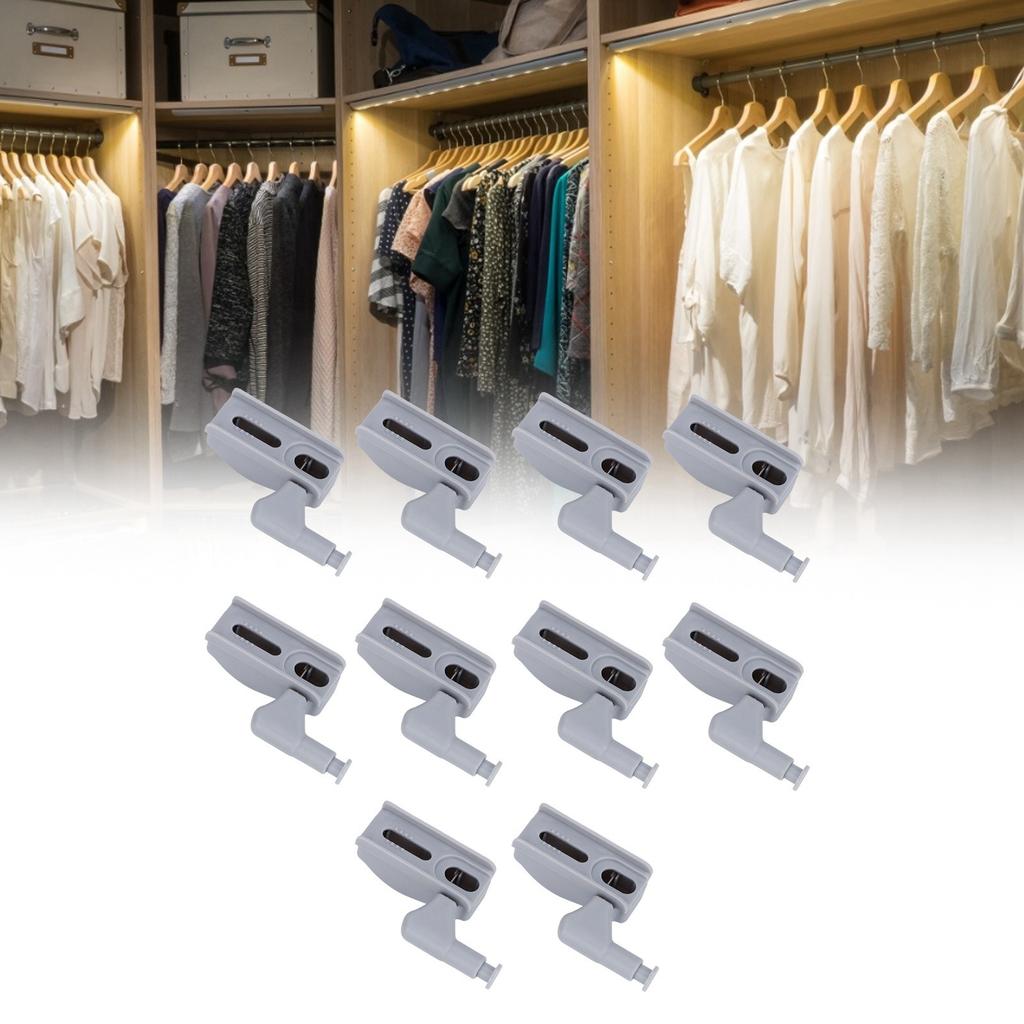 10Set Hinge LED Sensor Light Set Home Cabinet Cupboard Closet Drawer Induction Lamp