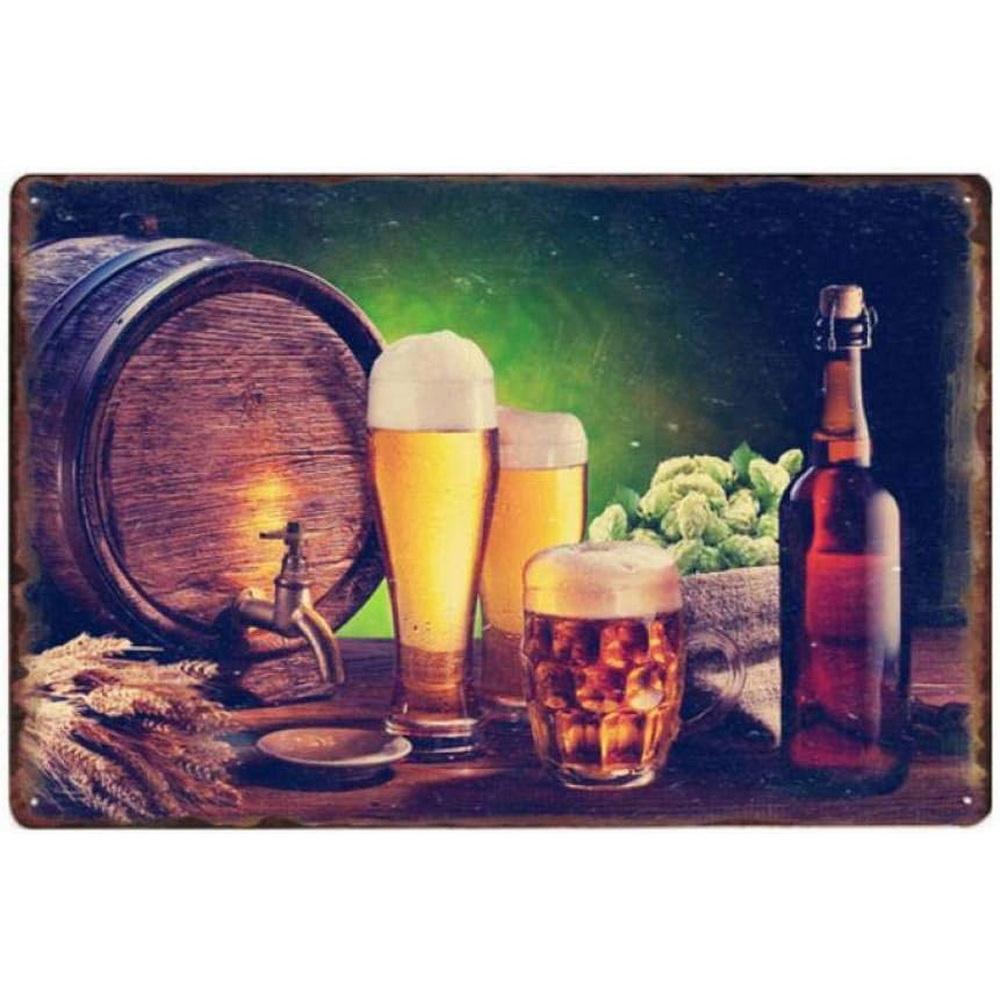 Plaque Metal Tin Signs All You Need is Beer Wall Decoration Vintage Posters Iron Painting for Man Cave Home Cafe Garden Club