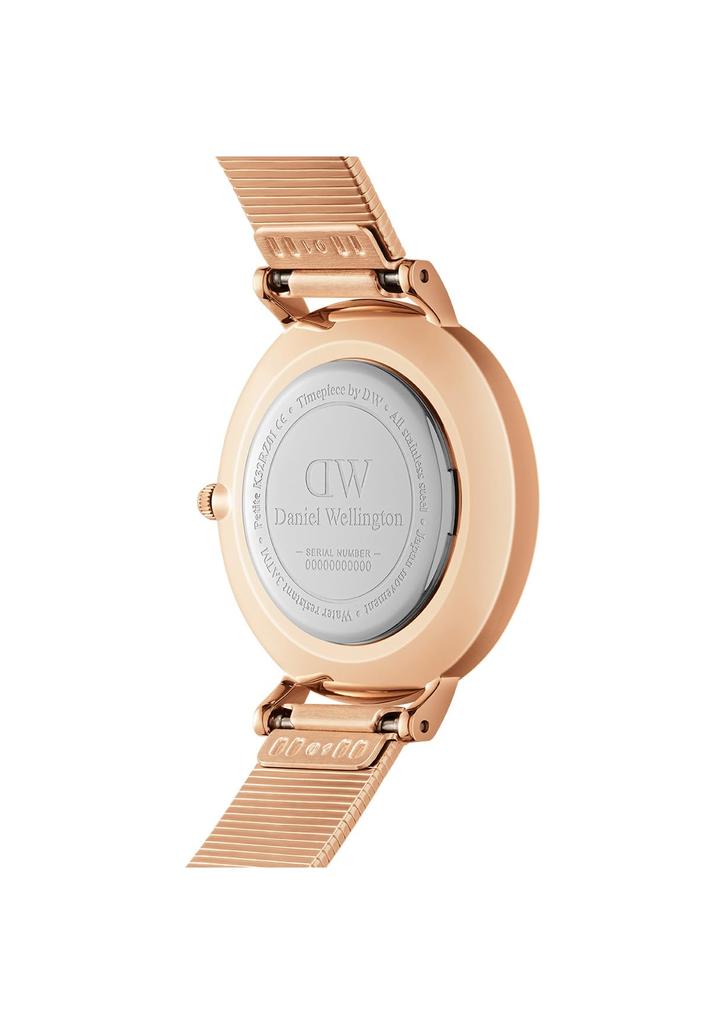DANIEL WELLINGTON Petite 28 Pressed Studio Lumine MOP White Crystal DW Uhr Perlmutt Uhr Geschenk für Sie Markenuhr Schlichte Luxusuhr