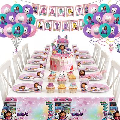 Dollhouse Gabby Keychains Birthday Party Decoration Supplies School Carnival Reward Gift Bag Fillers Kids Favor Gift Party Decor