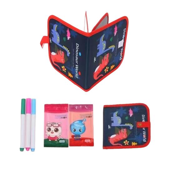 Children Drawing Book with Pens 6/10/14/16 Pages Erasable Painting Book Toddlers Boys Girls Educational