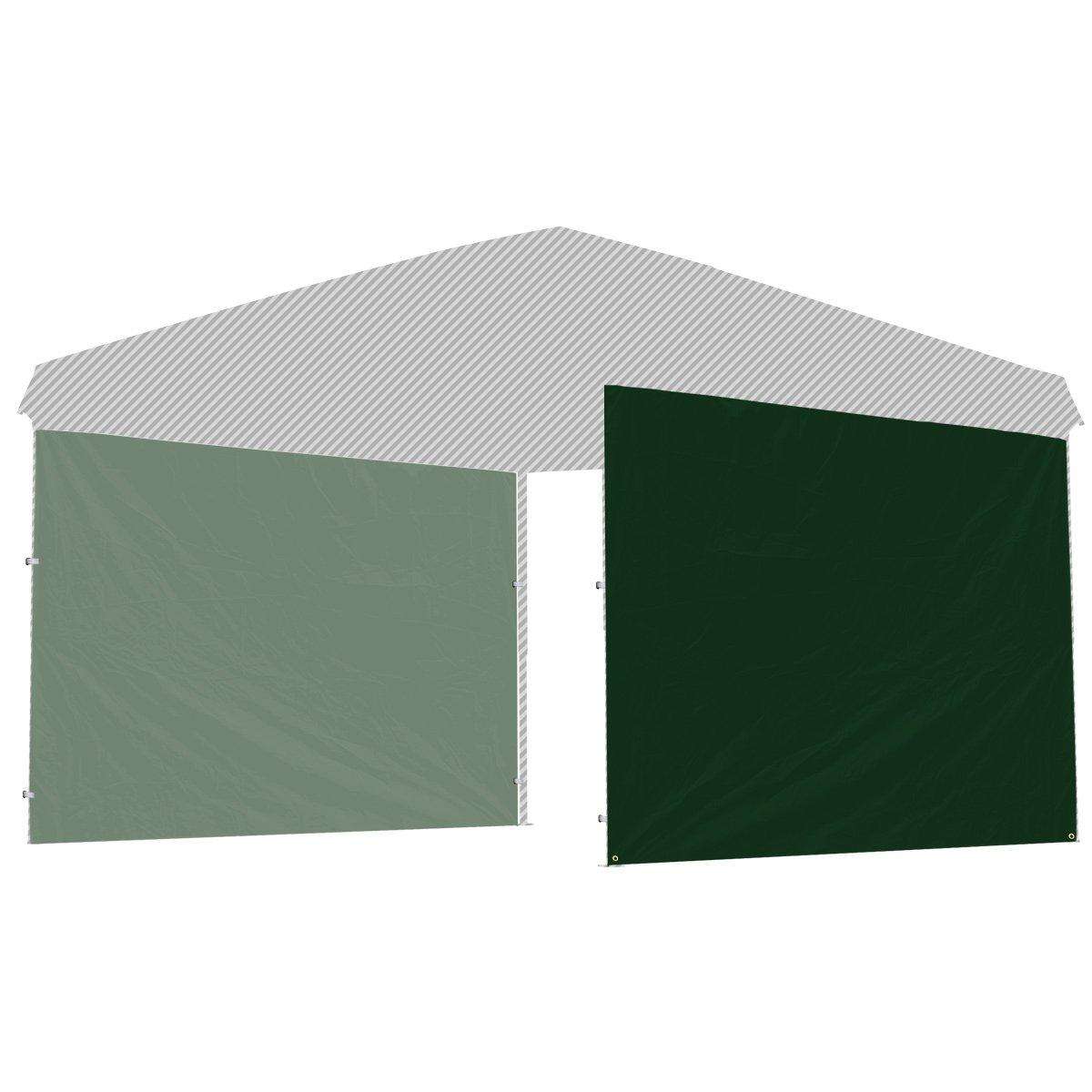 

из FIELDOOR Высоководостойкая палатка One Touch Tarp Tent x G03 Специальная боковая стенка-экран [Комплект 2] 3,0 м 3,0 м (Горизонтальная штора) (зеленый)