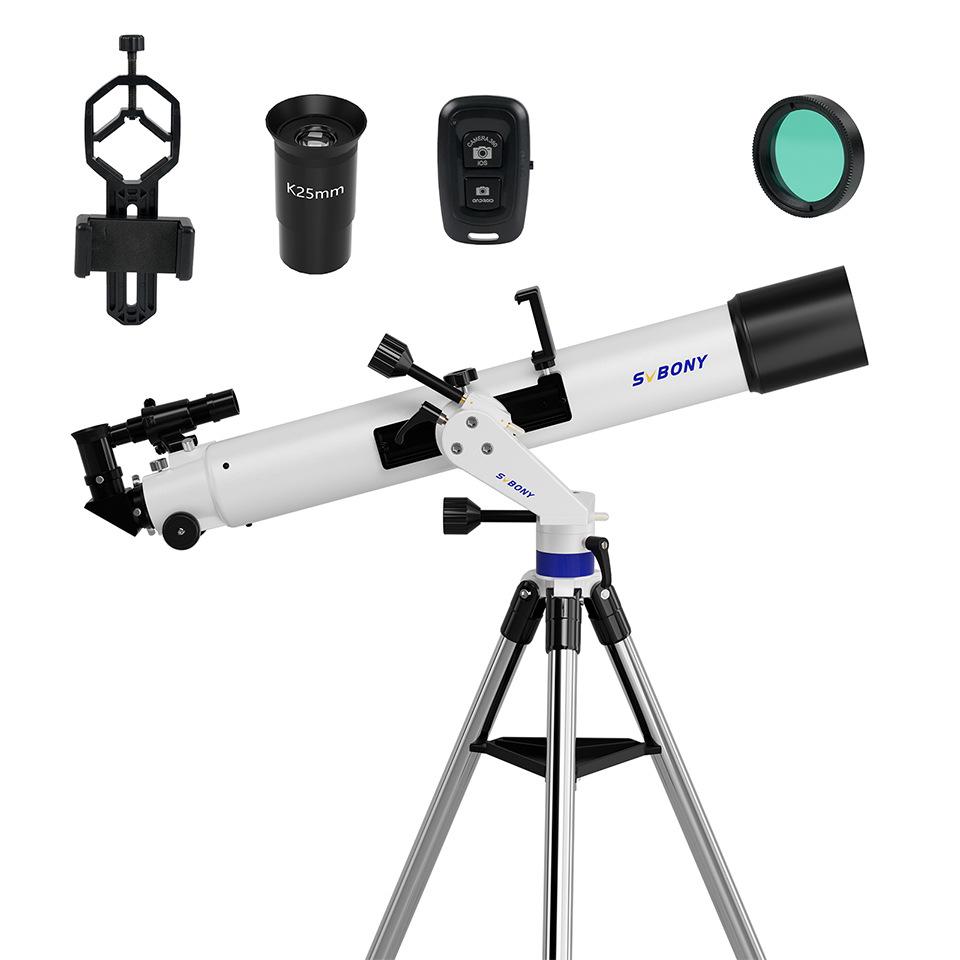 SVBONY SV520 90/800mm Long Focal Refractor Telescope Kit 32x for Planetary Astronomy
