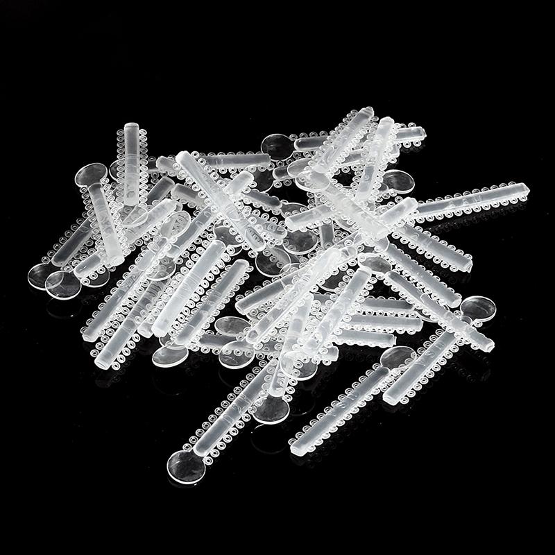 Lot De 5 Bandes élastiques Orthodontiques Blanches - Pour Attaches Dentaires, Ligatures, Caoutchouc