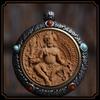 Indian Sandalwood Zodiac Guardian Pendant - Retro Chinese Style Sweater Chain