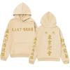 Mens Oversized Hooded Sweatshirt Streetwear Casual Winter Top Cotton Blend Long Sleeve Loose Fit
