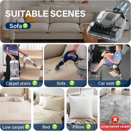 Pet Hair Power Brush Tool Attachment for Shark Navigator Lift-Away Upright Vacumm NV360 NV350 NV352 NV356E NV370 NV22L UV420 UV410 UV440 Replacement