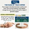 Hand Forged 100% Pure Copper Bracelet. Made with Solid High Gauge Copper and Health Benefits. Enhance Your Well-being In Style…