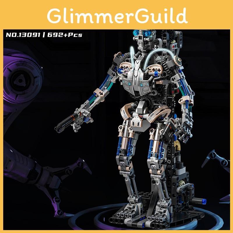 Skeleton Robot Mechanical Building Blocks Kit For Children With Creative Playset