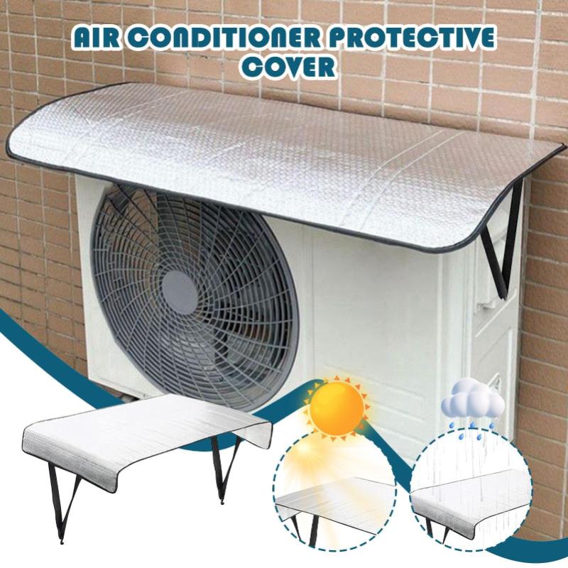 Air Conditioner Cover Outdoor Energy Saving Rainproof Cover Air Conditioner Washing Dust Prevent Sun Exposure Ac Cleaning Bag