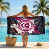 Stampa Portsmouth FC Asciugamano da Spiaggia Quick Dry Microfibra Assorbente Portatile da Viaggio Asciugamano per Nuoto