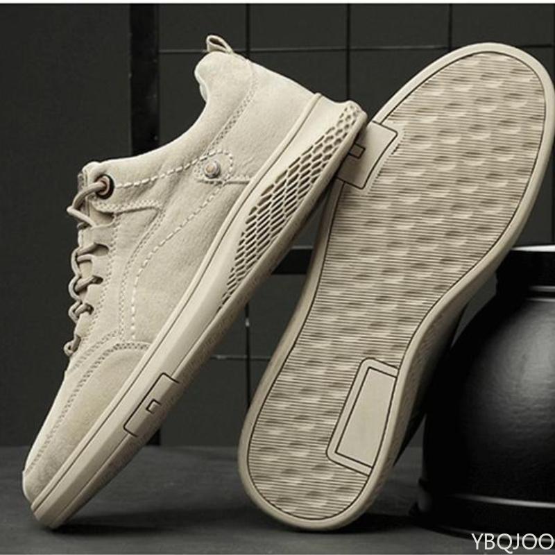 Fashion Spring  Autumn New Style Men  Fashion Casual Shoes Simple Comfortable Versatile Breathable Autumn Lace Up  Outdoor Men Shoes