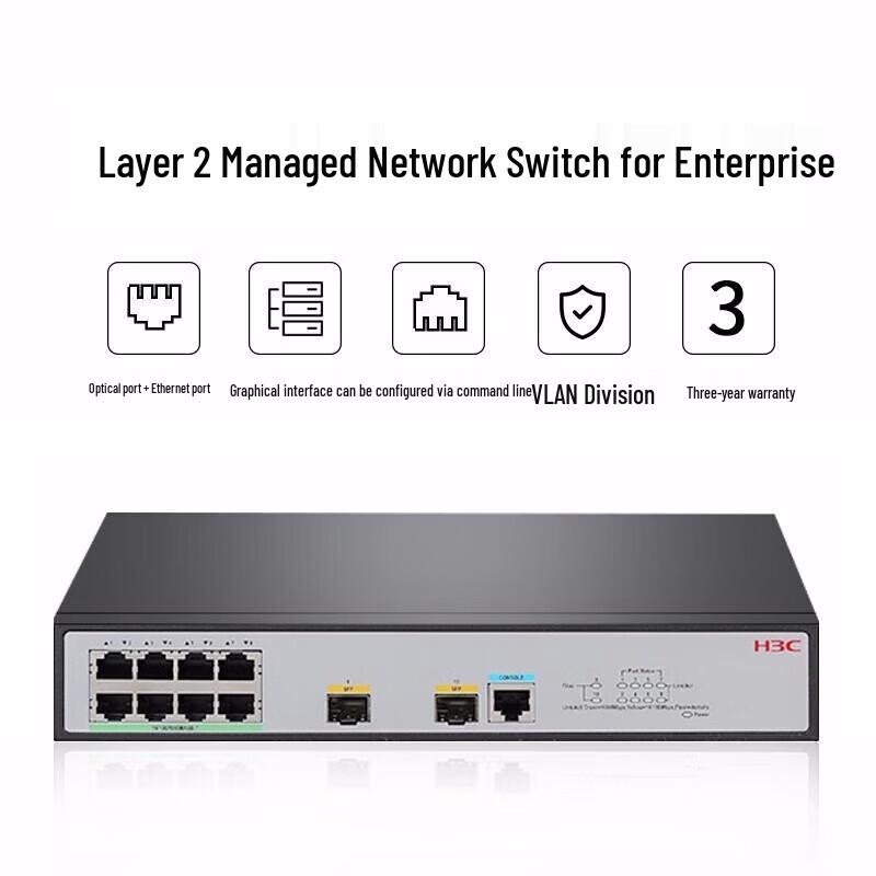 

H3C Enterprise Managed Gigabit Ethernet Switches
