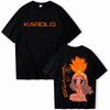 Summer Unisex Vintage Fashion Tee Karol G TROPICOQUETA 2026 T-shirt Harajuku O-neck Casual Shirt Gift Loose Cozy and Versatile
