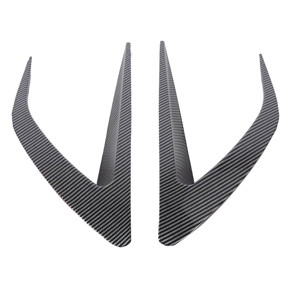 1 par auto främre luftventilssplitter Förbättrad aerodynamik Ökat marktryck Snyggt utseende Ersättning för MX 5 Miata ND