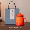 New Chinese-style Forbidden City drinking cup high-value ceramic cup home office teacup with lid personal tea set
