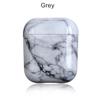Fashion Charging Box Dust Guard Hard PC Protective Case Cover Bag Shell Marble Stone