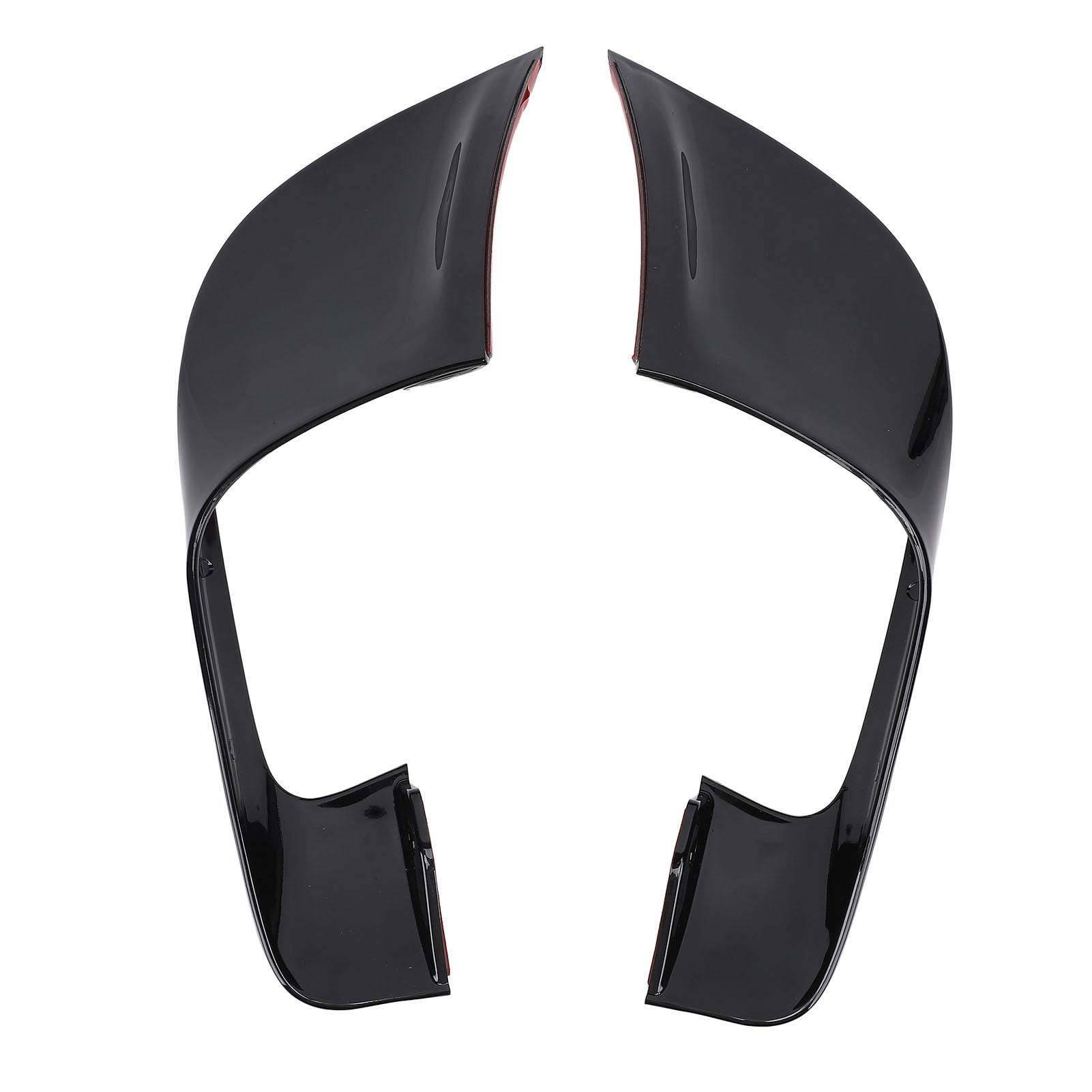 

1 пара мотоциклетных обтекателей, дефлекторы воздуха, спортивные боковые крылья обтекателя, ветровое стекло, аэродинамические дефлекторы ветра для YZF‑R7 Glossy Black