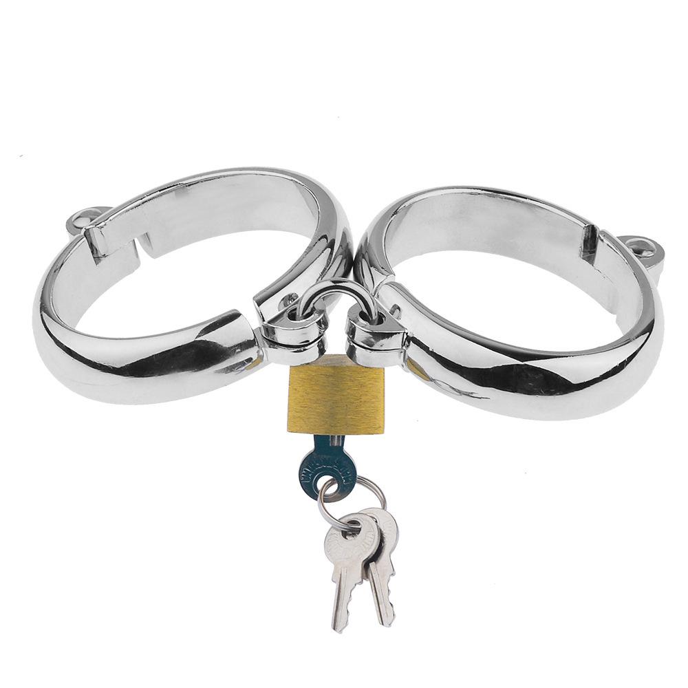 Metal Handcuffs & Foot Cuffs Bracelets Anklets for Couples - Adult Erotic Accessories for Men & Women