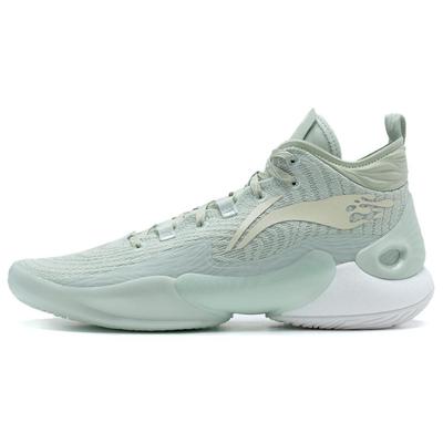 Li Ning YuShuai 18 ASG Dämpning Halkskydd Slitstarkt Stöd Studs Mellanhöga Basketkängor Herr ABAU009-9