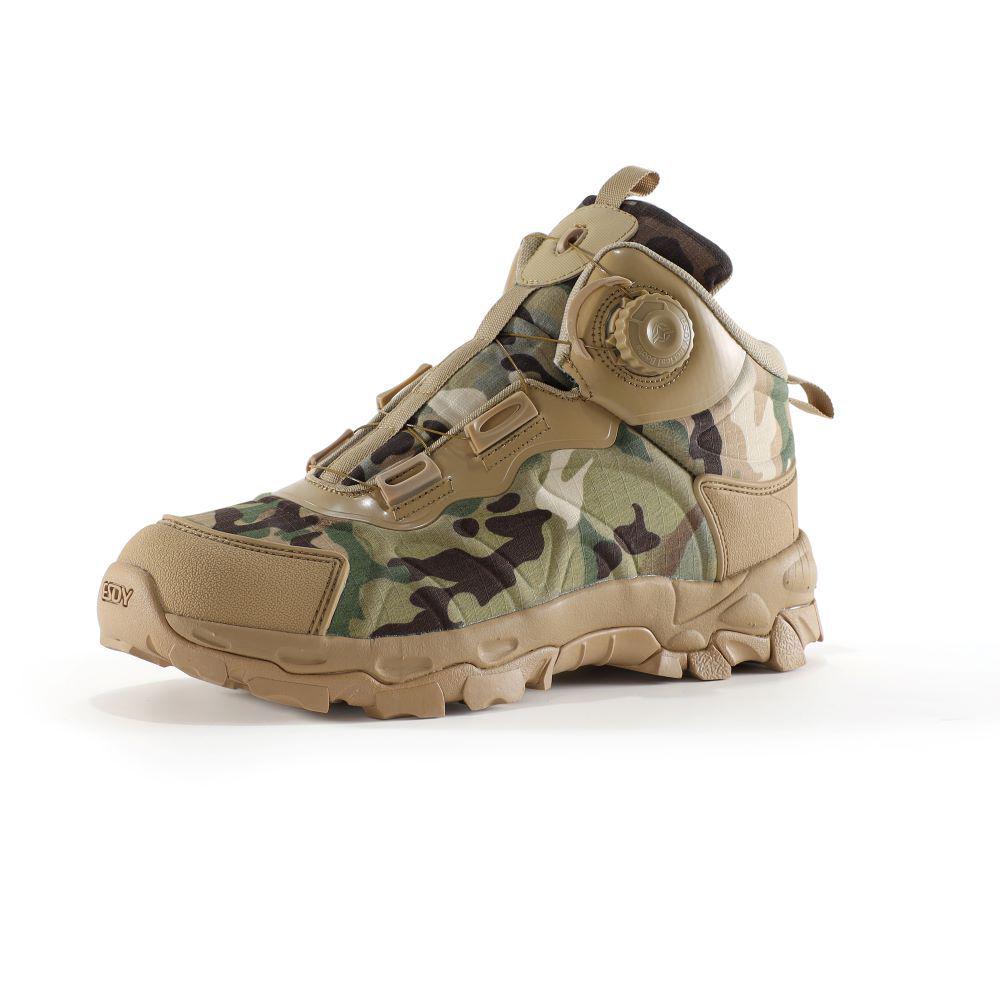 ESDY Quick Reaction Lightweight Tactical Hiking Boots with Automatic Knob Lacing.