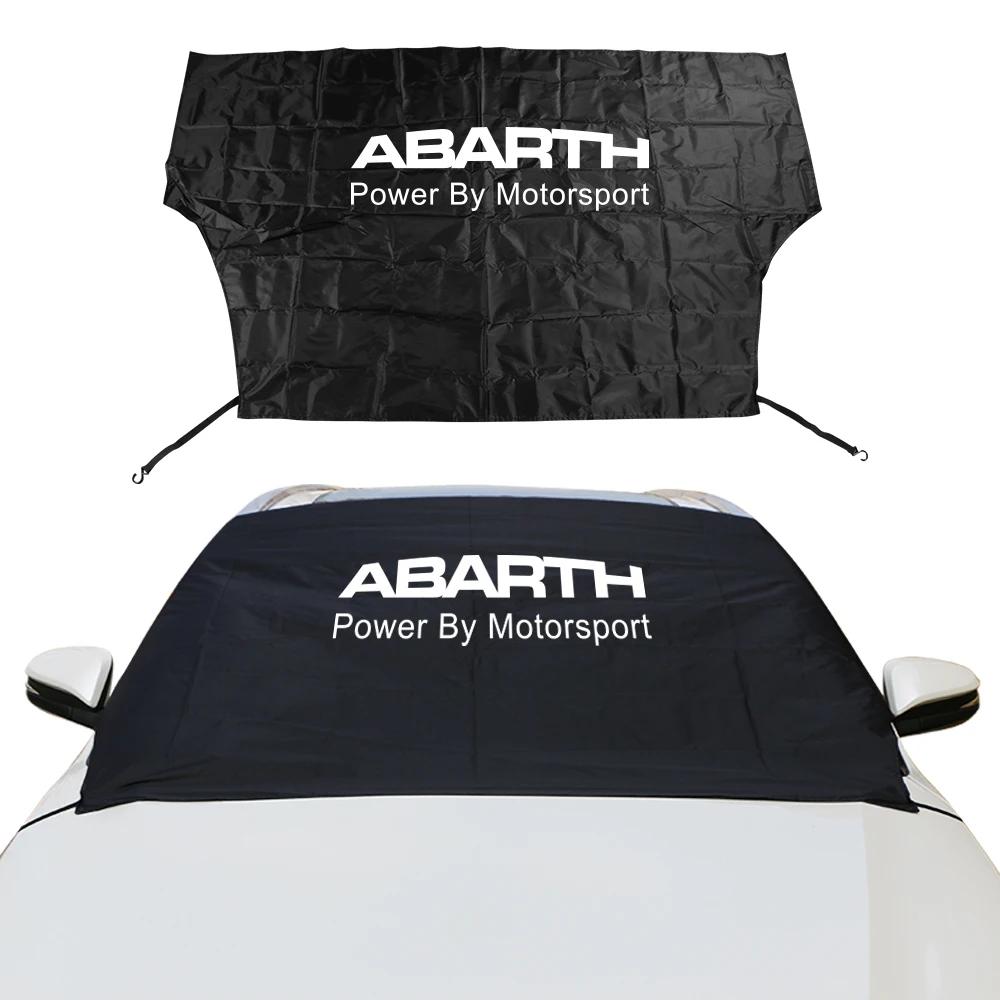 EHO4 Car Windshield Snow Block Sunshade Cover Parasol Car Accessories For Fiat 500 Abarth Panda Tipo Egea Doblo 124 Spider Stilo