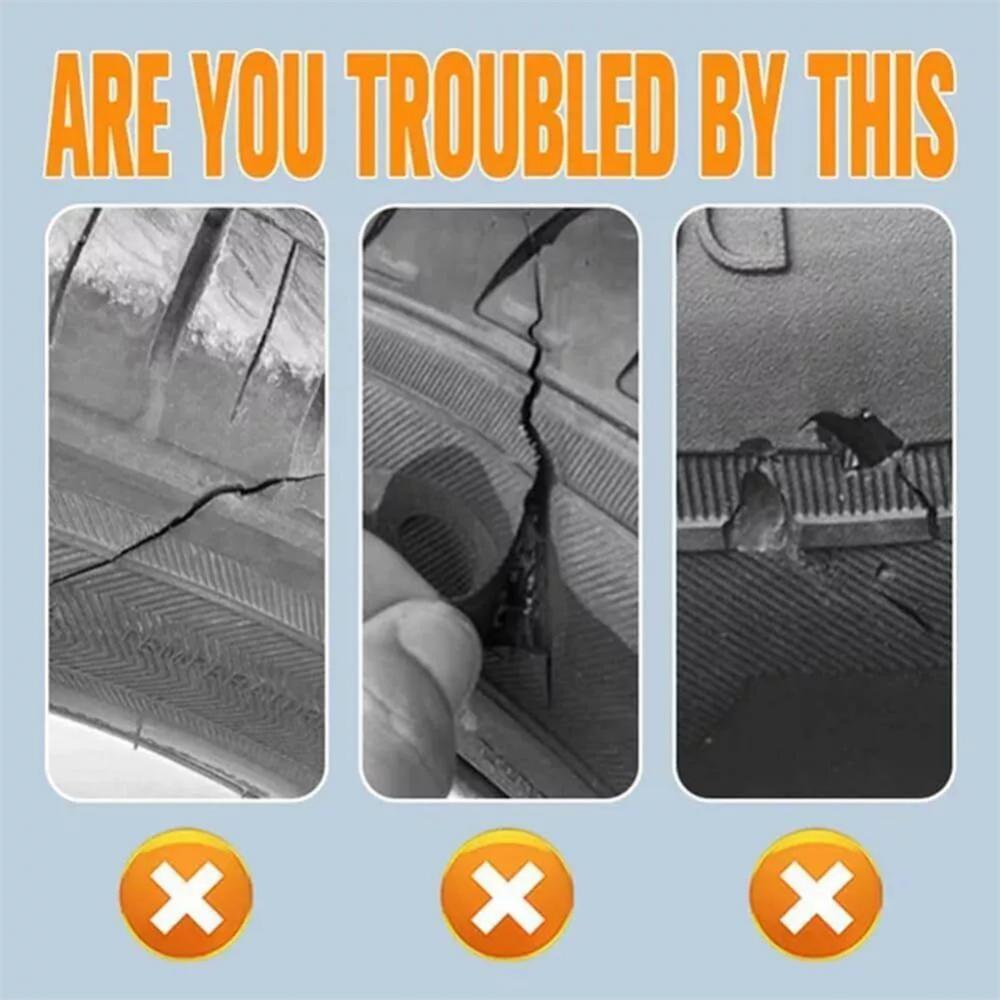 30/50ml À Prova D'Água Resistente a Altas Temperaturas Líquido de Reparo de Pneus Fortes Cola Adesiva Cola Ferramentas de Reparo de Carro Visível