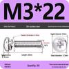 304 Stainless Steel Round Head Phillips Screw with Flat Washer (Sizes M3, M4, M5, M6)