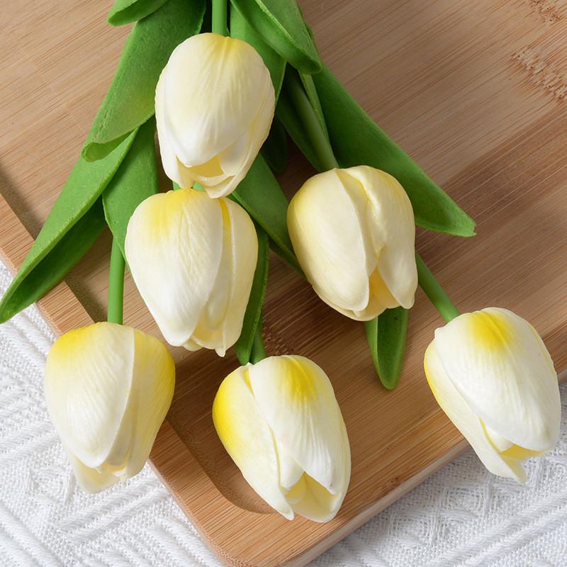 Realistic Artificial Plant Tulipa Gesneriana For Display And Event Decoration