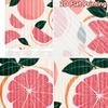 Set Of 2 Minimalist Flat Printing Curtains Without Rod Fruit Pattern Leaves Easter Festival Versatile Fabric Curtain Polyester