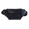 Fashion Men Genuine Leather Waist Packs Men Organizer Travel Waist Pack Necessity Waist Belt Mobile Phone Bag