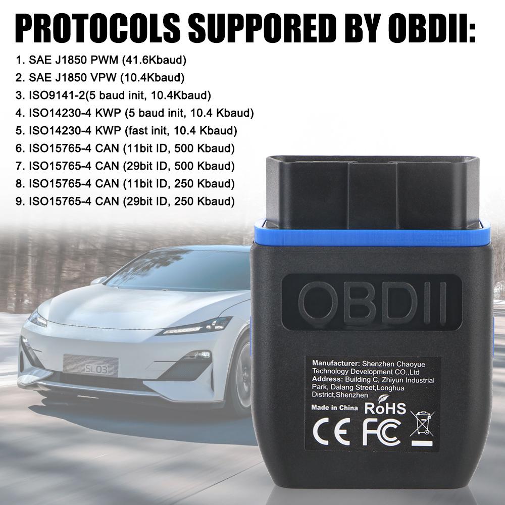 Mini Wireless Bluetooth 4.0 OBD2 Scanner Car Care Diagnostic Scanner Car OBD II ELM327 V1.5 Car Code Reader Auto Repair Tools