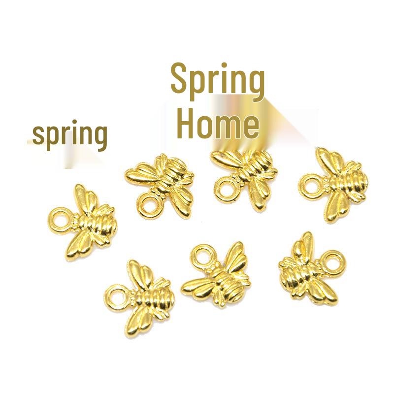 Multicolor Retro Little Bee Alloy Pendant for DIY Jewelry Necklace/Bracelet Charm
