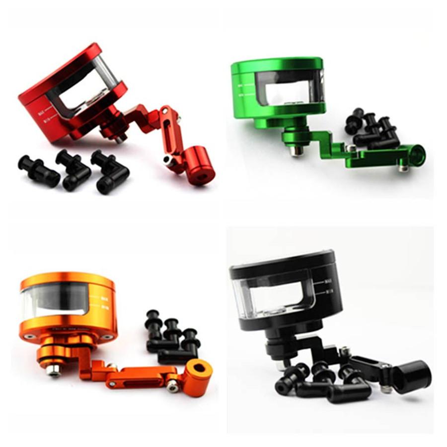 CNC Motorcycle Brake Fluid Oil Reservoir Cup Tank +support Bracket FOR KTM YAMAH