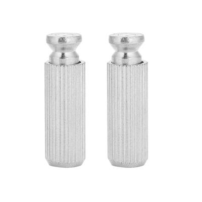 2 uds 8mm ajustable guitarra eléctrica trémolo puente pernos y anclajes para Floyd Rose (Plata)
