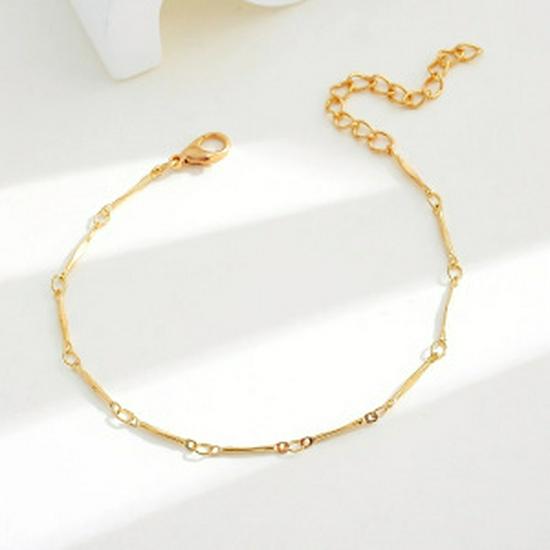 European and American Hot-Selling Double-Layer Heart Anklet - Minimalist Beach Jewelry for Women