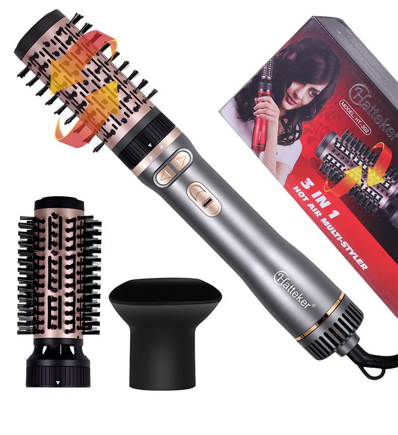 High-Power 2-in-1 Women s Curling & Straightening Comb with Dual Speed Adjustment