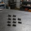 Set Assortito da 10 Pezzi Chiavette per Albero Motore Semilunari Metriche in Acciaio al Carbonio per un Fissaggio Affidabile di Alberi e Mozzi Industriali