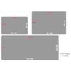 1.5CM Thick Carpet For Bathroom Soft Coral Fleece Absorbent Anti-slip Silica Foot Mat Living Room Bedroom Floor Mat 3 Piece/set
