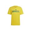 adidas FIFA World Cup 2022 Brasil T-Shirt Asia Sizing 'Yellow Green' Men's HD6370