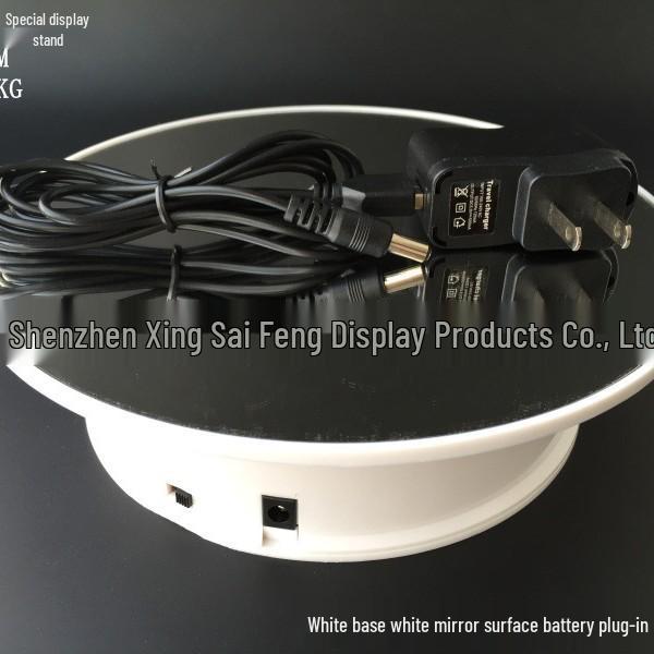Z02 Dual-use Rotating Display Stand for Cosmetics Photography, Electric Turntable