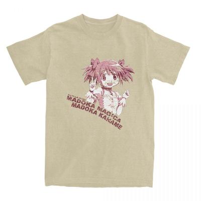 Madoka VINTAGE Madoka Magica Girls Anime Merch Shirt Men Women Creative 100% Cotton Classic Clothes