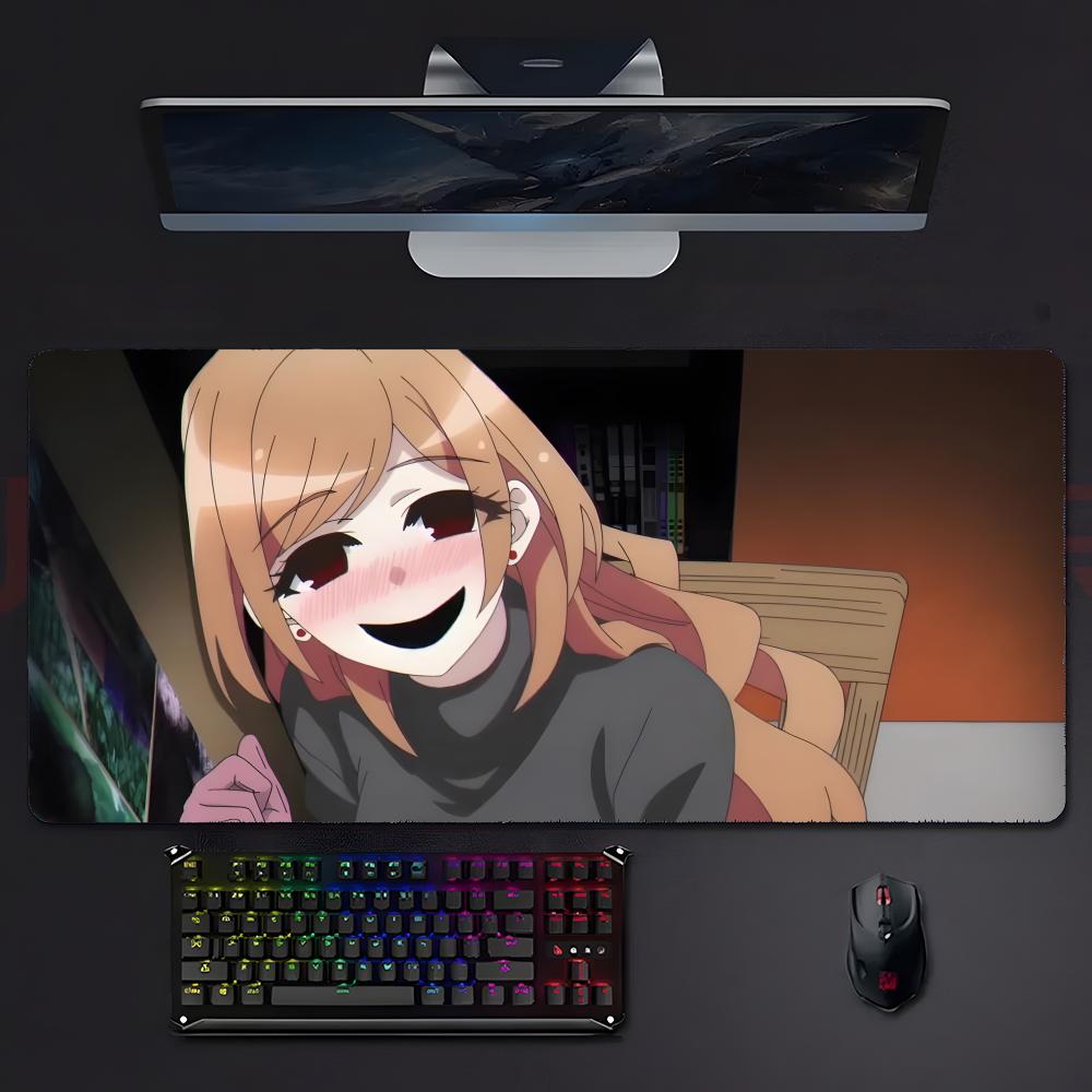 Scary Mysterious Anime DDark Gathering Mouse Pad Mousepad Large Gaming Lockedge Thickened Pc Table Desk Mat